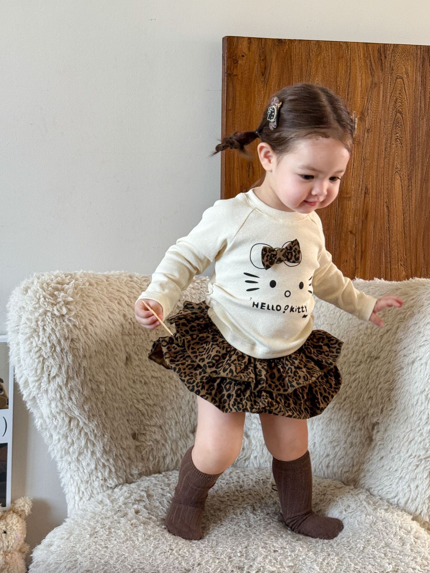 Conjunto Infantil Feminino Oncinha