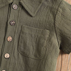 Conjunto Infantil Masculino Verão Bolsinho