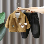 Conjunto Infantil Masculino Jeans Cachorrinho