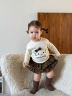 Conjunto Infantil Feminino Oncinha