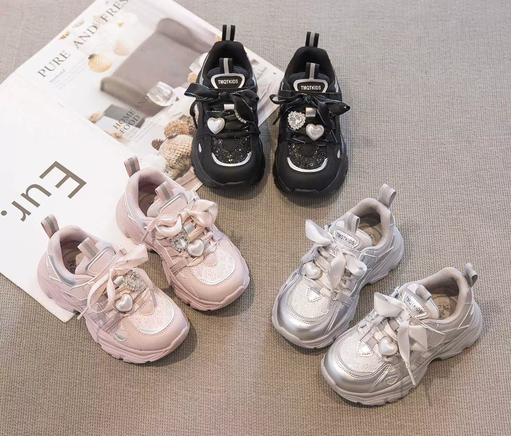 Tênis Infantil Feminino Coraçãozinho