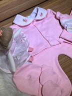 Kit saída maternidade Laís em fio egípcio