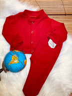 Conjunto casaquinho e mijãozinho