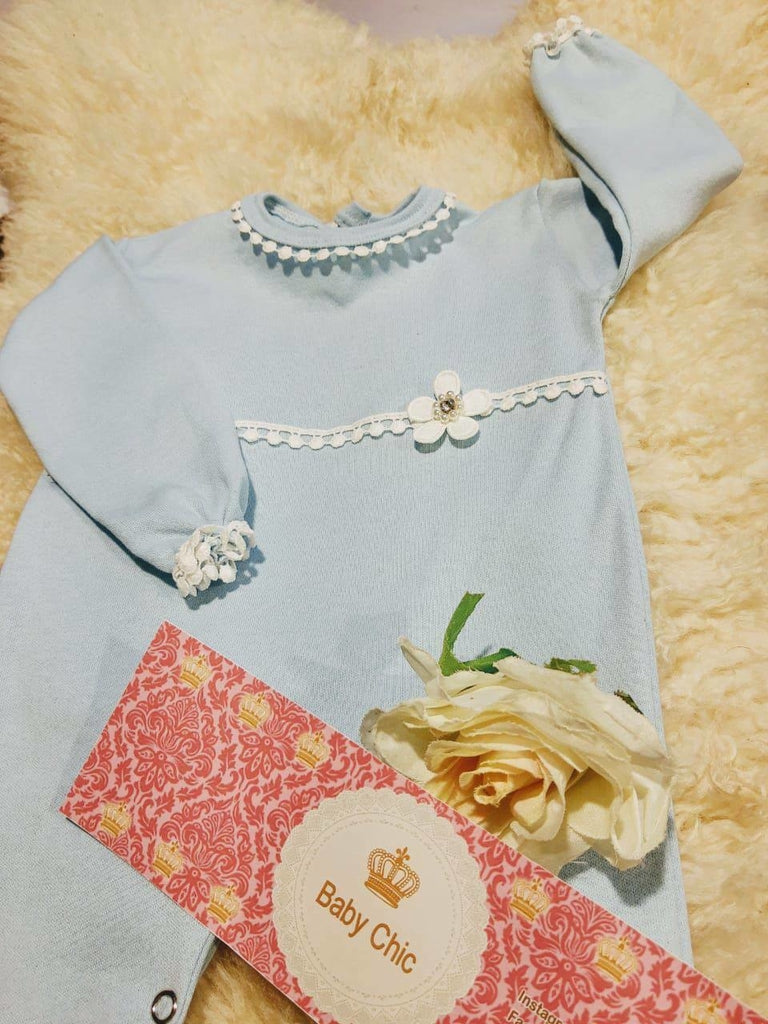 Macacão Luiza em fio egípcio hipoalergênicos