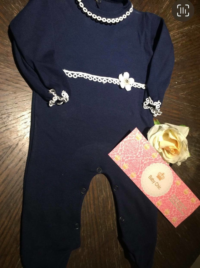 Macacão Luiza em fio egípcio hipoalergênicos