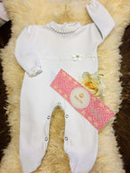 Macacão Luiza em fio egípcio hipoalergênicos