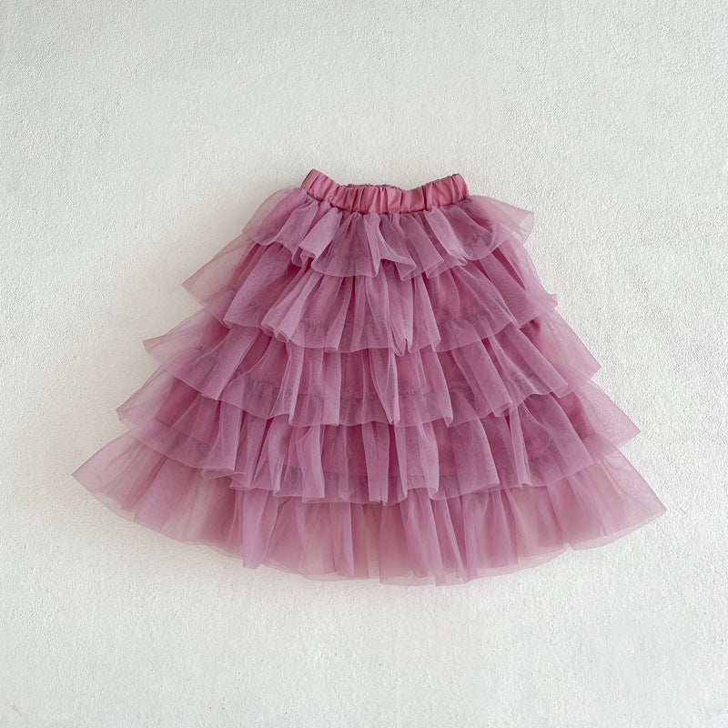 Saia Infantil Tule Camadas