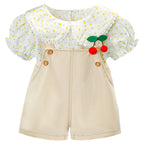 Jardineira Infantil Cerejinha