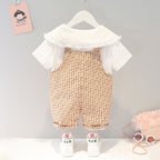 Conjunto Infantil Feminino Gola Lacinho