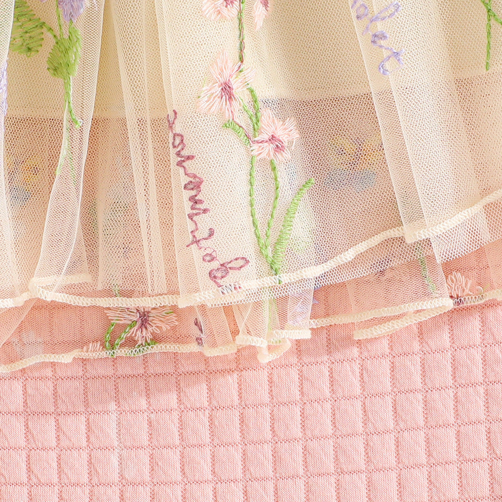 Vestido Infantil Lacinho Tule