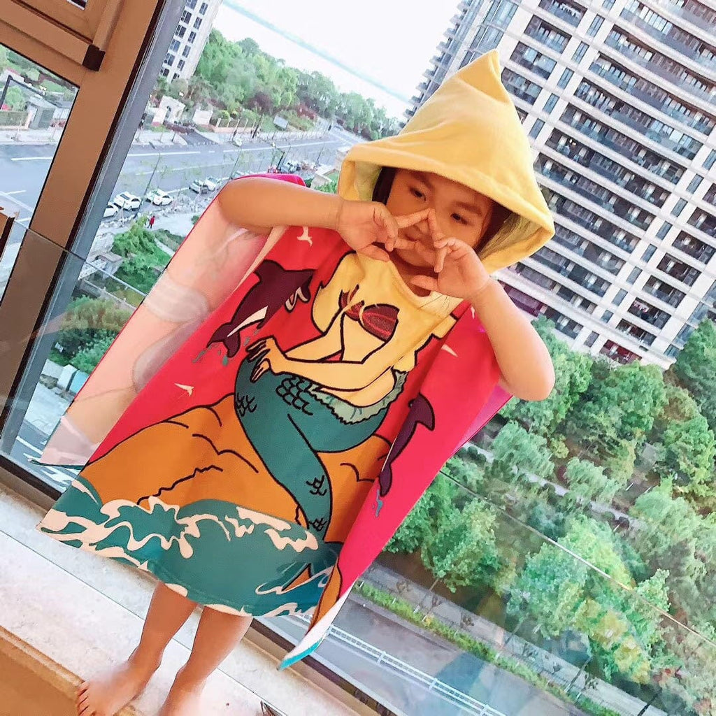 Roupão Infantil Divertido Piscina