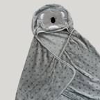 Cobertor Bebê Com Capuz Coala