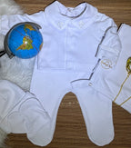 Kit saída maternidade Raian em fio egípcio