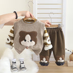 Conjunto Infantil Masculino Inverno 3 Peças Urso