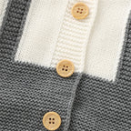 Macacão Infantil Tricot Gravata Borboleta