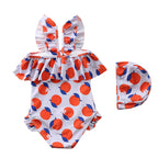 Maiô Infantil Frutinhas + Chapéu
