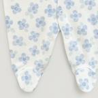 Macacão Bebê Algodão Premium Flower Lavanda