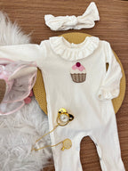 Macacão Cap Cup em fio egípcio