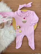 Macacão cap cup em fio egípcio