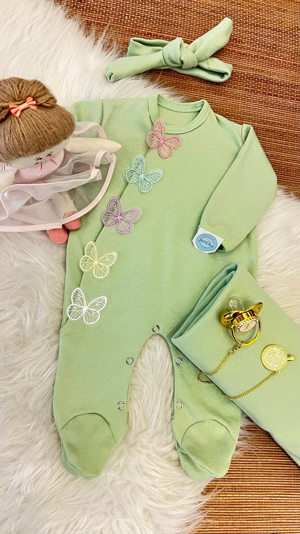 Saída maternidade Borboletas