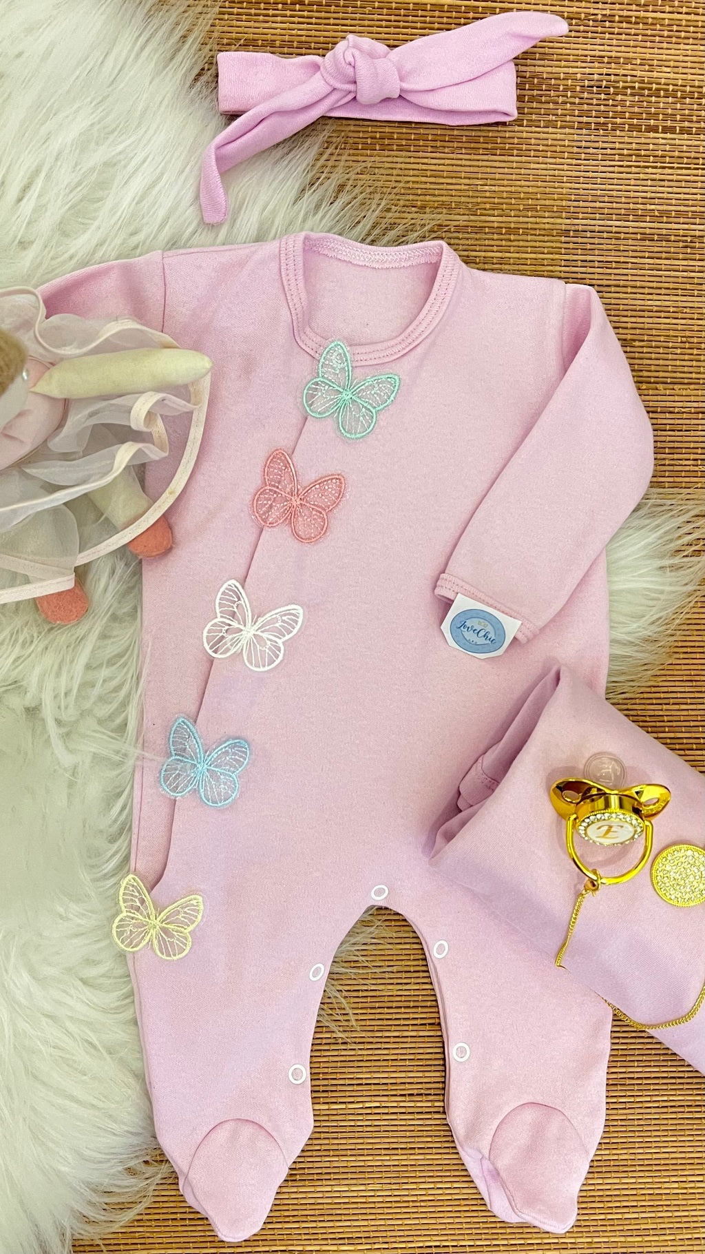 Saída maternidade Borboletas