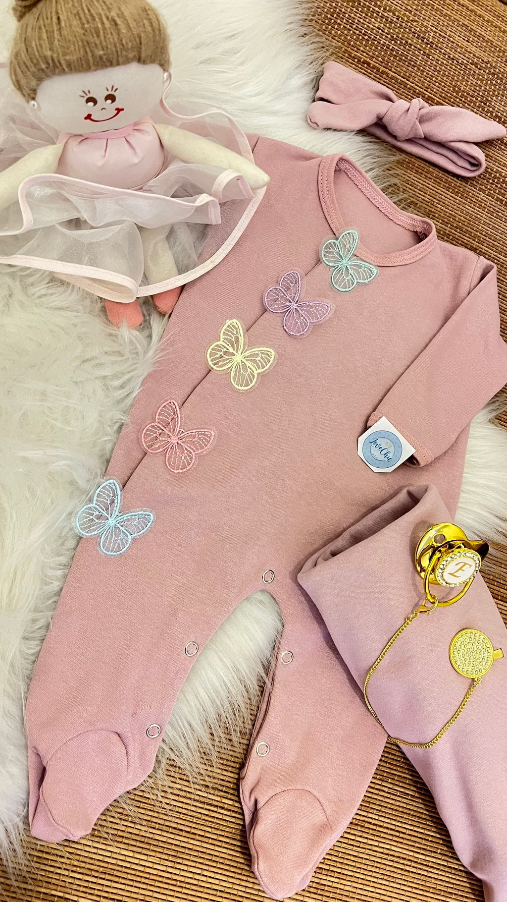 Saída maternidade Borboletas