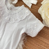 Pérolas c/ shortinho preto