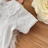 Pérolas c/shortinho rosê