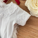 Pérolas c/shortinho cinza