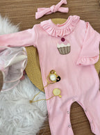 Macacão cap cup em fio egípcio