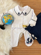 Kit saída maternidade Raian em fio egípcio