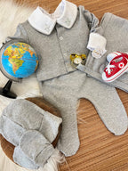 Kit saída maternidade Raian em fio egípcio