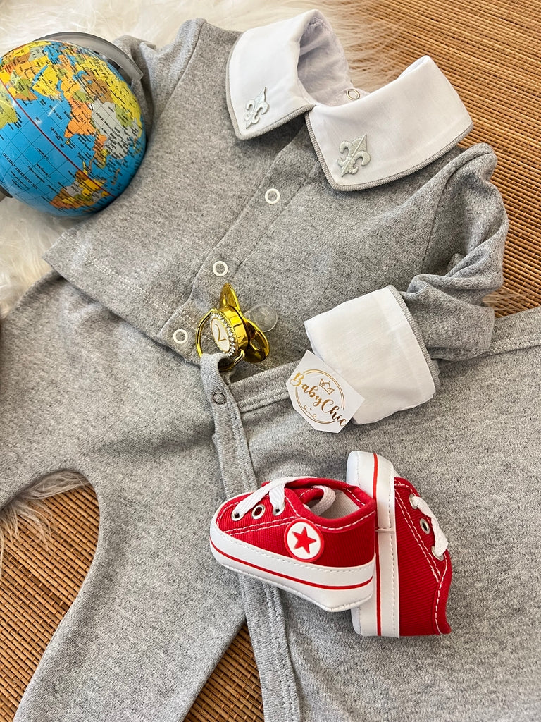 Kit saída maternidade Raian em fio egípcio