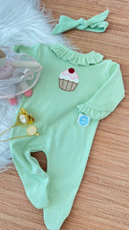 Macacão cap cup em fio egípcio