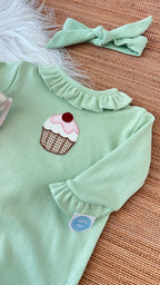 Macacão cap cup em fio egípcio