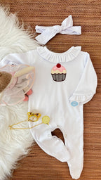 Macacão cap cup em fio egípcio