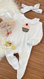 Macacão cap cup em fio egípcio