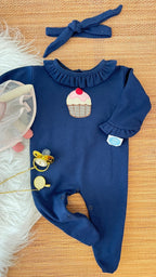 Macacão cap cup em fio egípcio