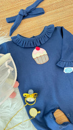 Macacão cap cup em fio egípcio