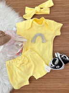 Kit basiquinho menina em fio egípcio