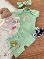 Kit basiquinho menina em fio egípcio