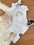 Kit basiquinho menina em fio egípcio