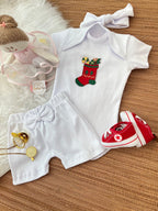 Kit basiquinho menina em fio egípcio