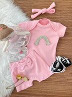 Kit basiquinho menina em fio egípcio