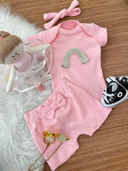 Kit basiquinho menina em fio egípcio