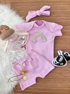 Kit basiquinho menina em fio egípcio