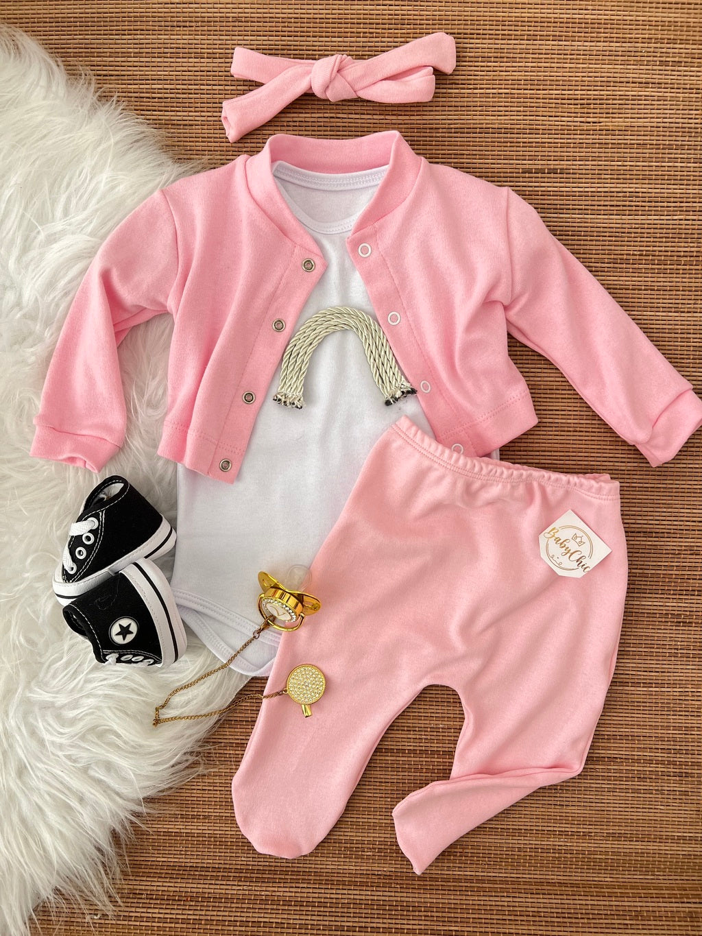 Kit estiloso em fio egípcio