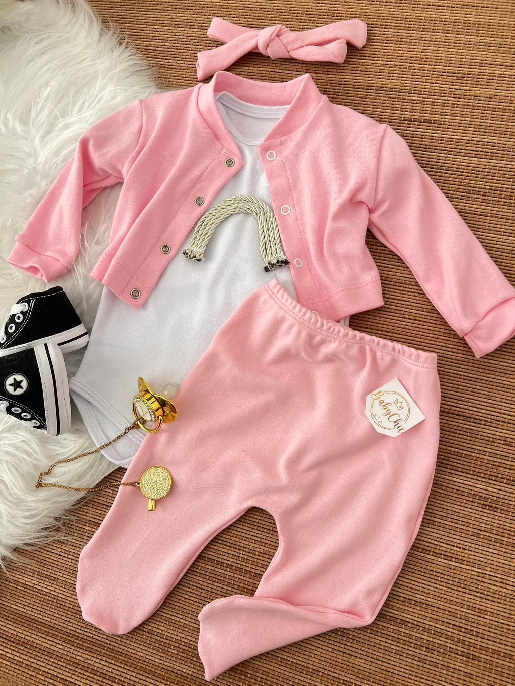 Kit estiloso em fio egípcio