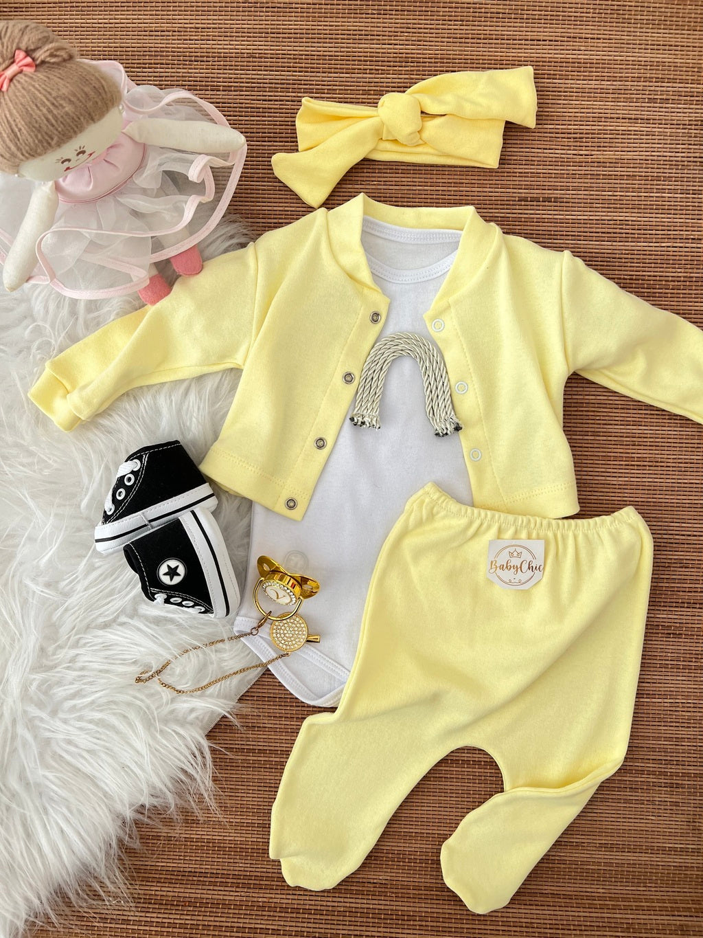 Kit estiloso em fio egípcio