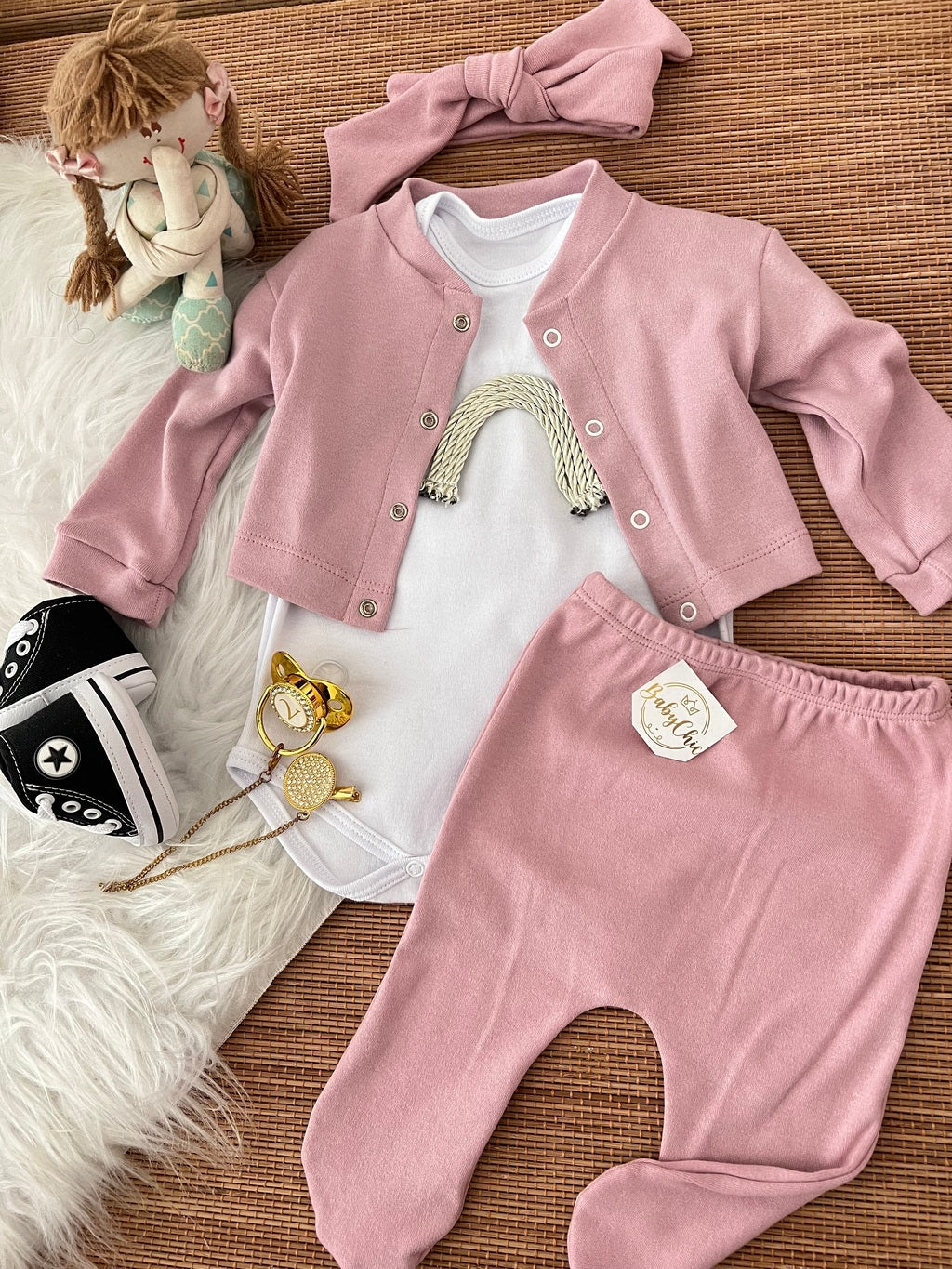 Kit estiloso em fio egípcio